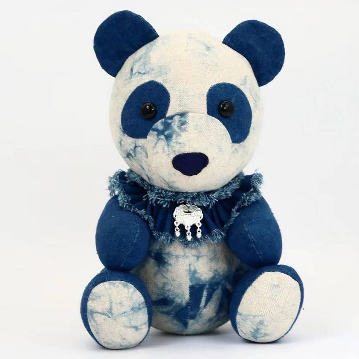 Handmade Tie-Dye Panda Plush Toy Cute Fresh Look