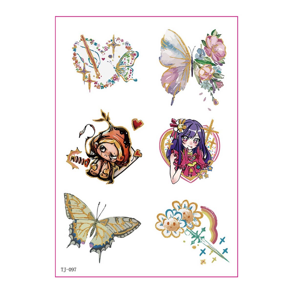 Gold Foil Tattoo Stickers for Girls ?Chic & Classy