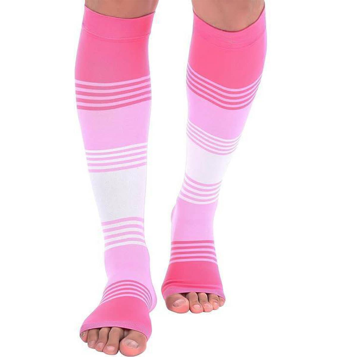 WOMEN'S OUTDOOR OPEN TOE COMPRESSION SOCKS