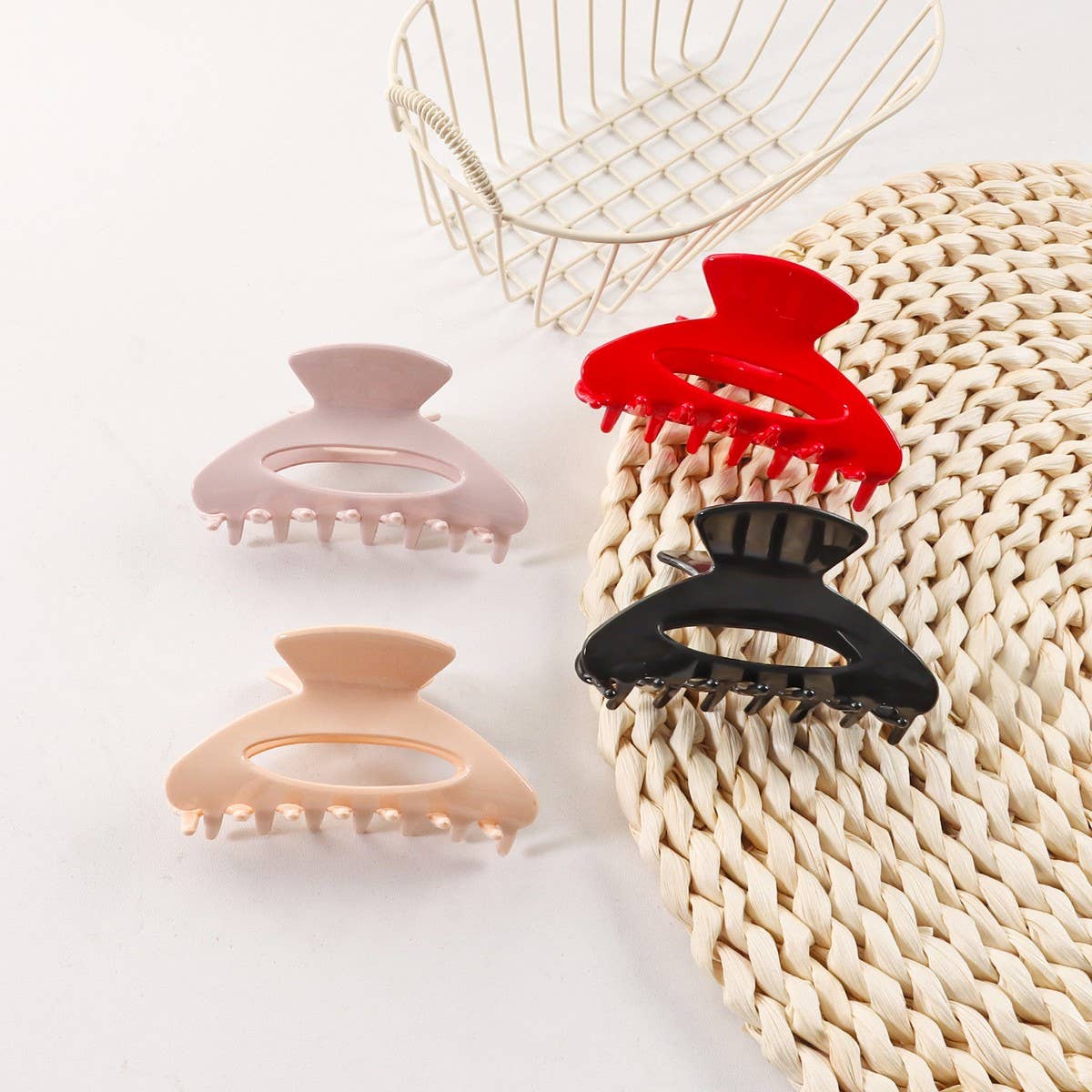 CWAHA1403_SOLID COLOR HAIR CLAW CLIP