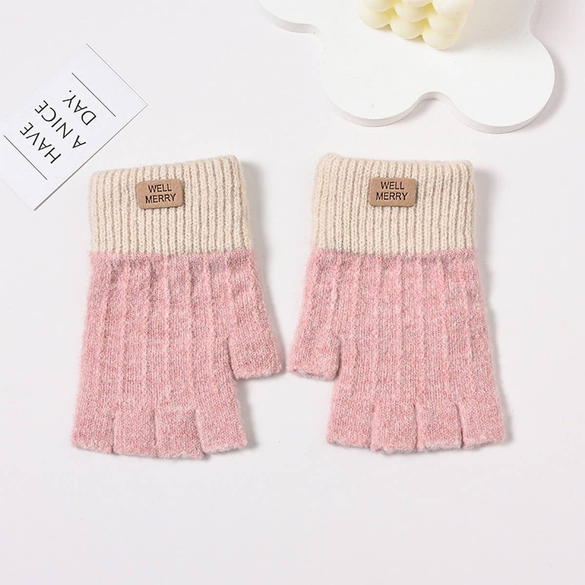 WOMEN'S AUTUMN AND WINTER HALF FINGER WOOL GLOVES_CWAG0176