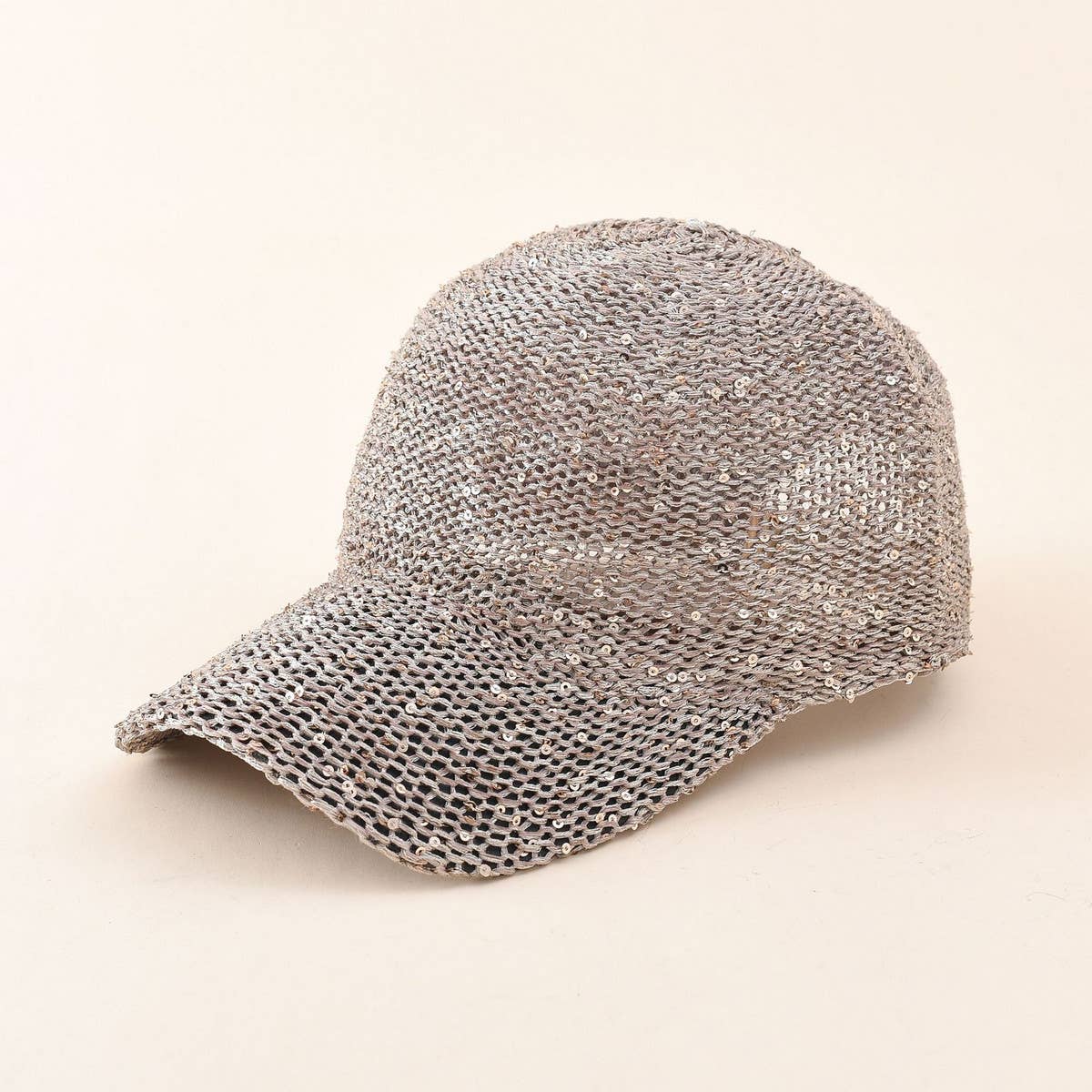 Women??¢s Trendy Summer Sequins Baseball Cap Sun Hat CWAH1413
