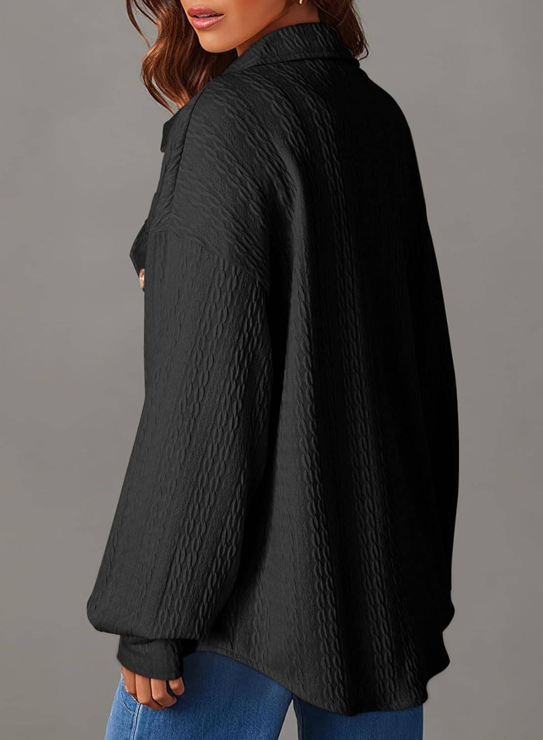 EVERYTHING GOES WITH A LAPEL SHIRT TOP