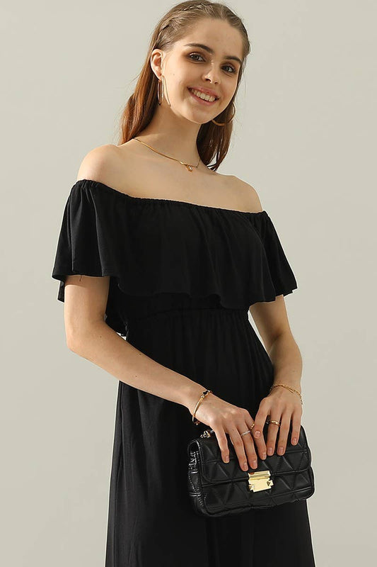 CWDMD818_LAYERED OFF THE SHOULDER MAXI DRESS