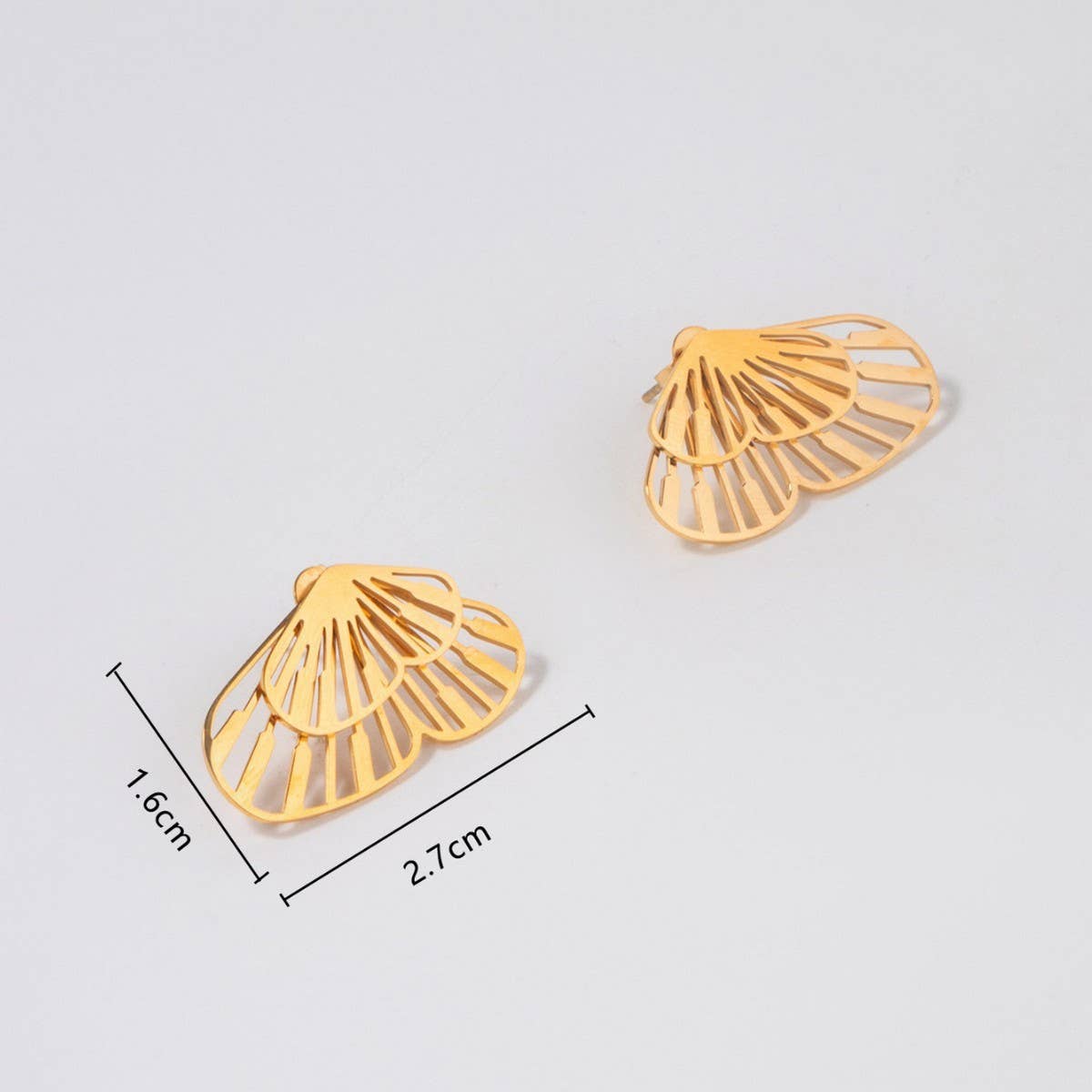 UNIQUE AND CREATIVE BUTTERFLY GOLD-PLATED EARRINGS