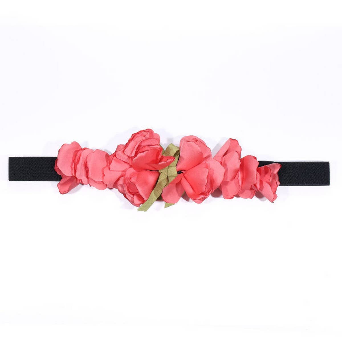 Boho Floral Elastic Waist Belt for Dresses_CWMM6407