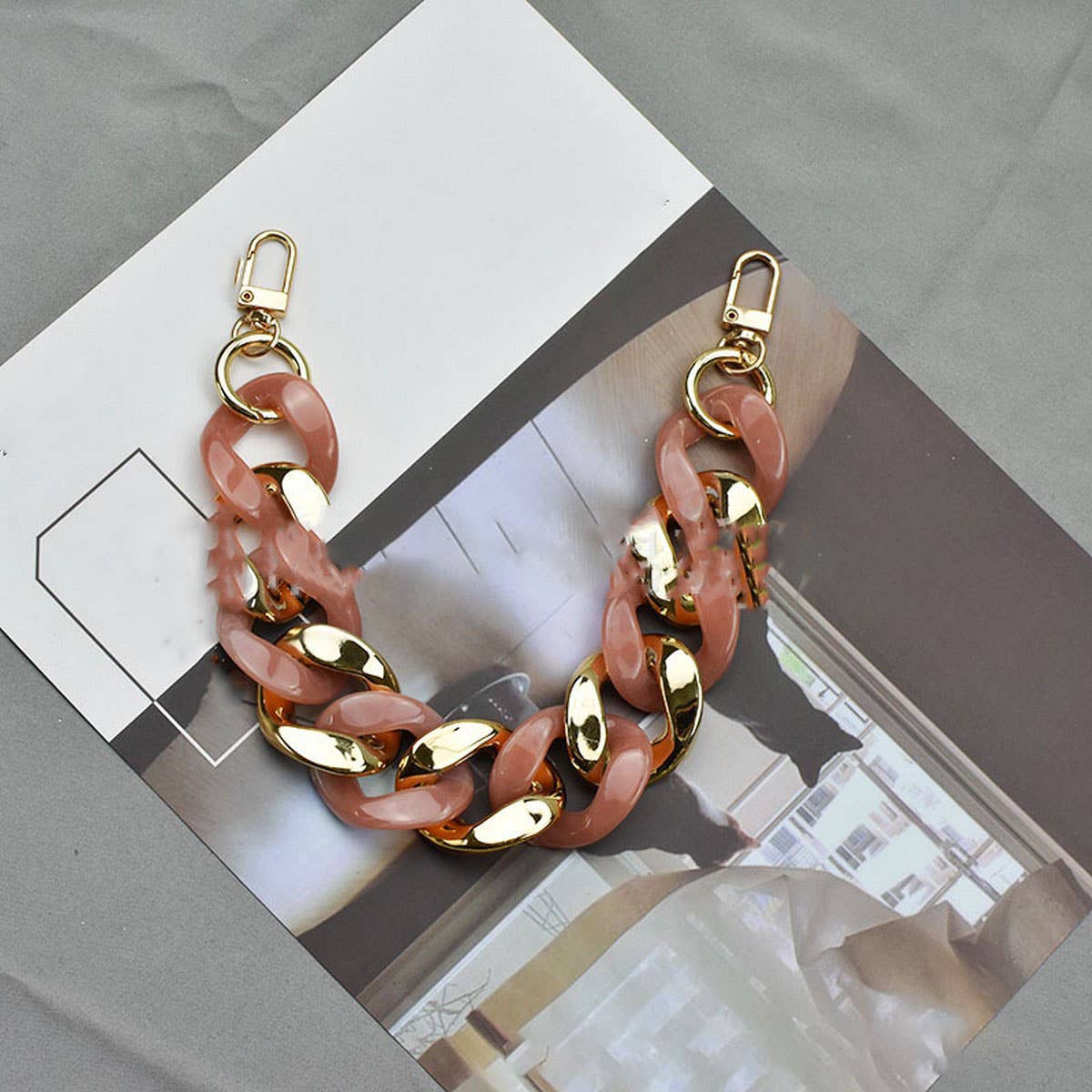 12" Acrylic Chain Strap for Bags & Phone Cases_CWMM5066