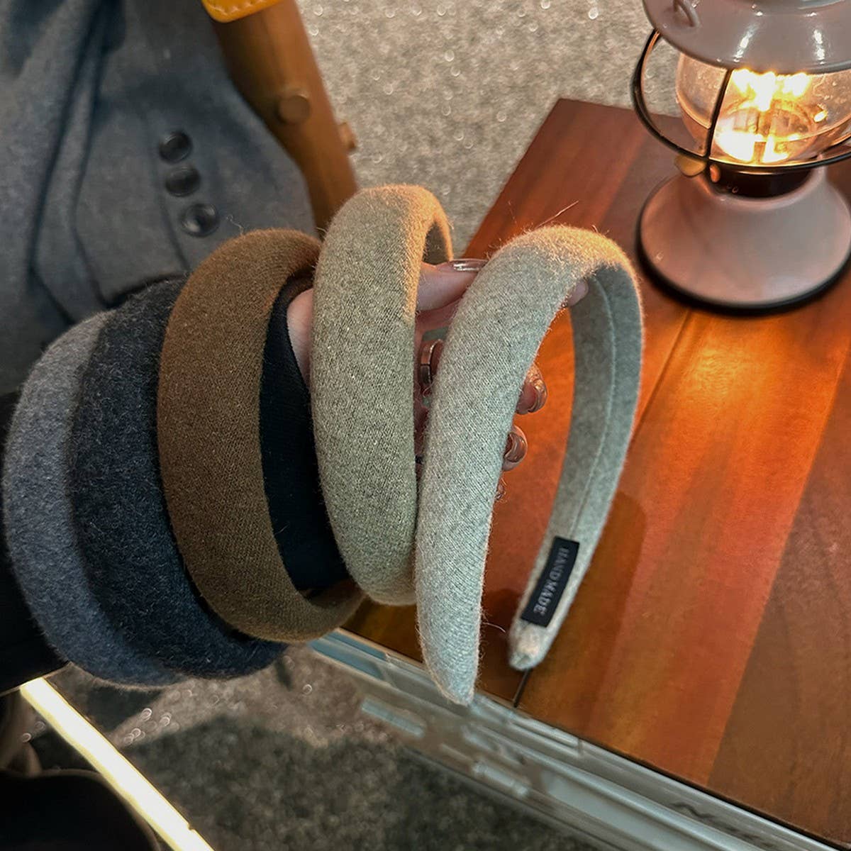 VERSATILE WOOL HIGH SKULLHEADBAND HEADDRES HAIRPIN