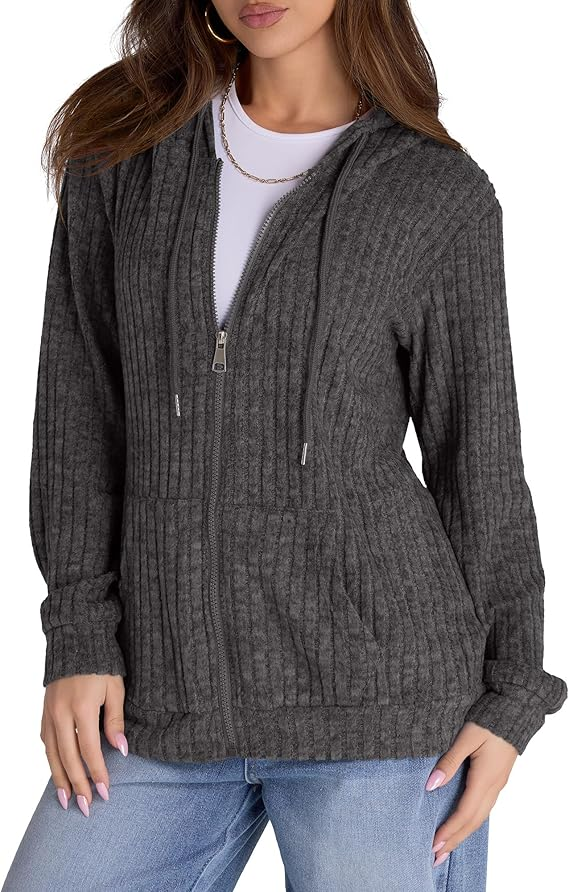 LONG SLEEVE SOLID COLOR PIT STRIP WOOLEN HOODIE