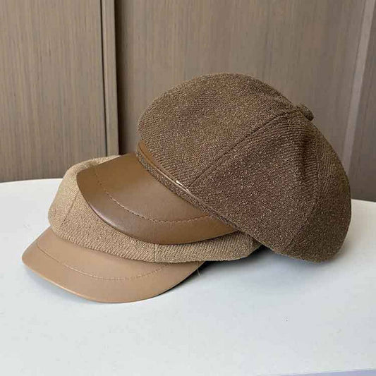 RETRO LITERARY OCTAGONAL HAT BERET_CWAB2909