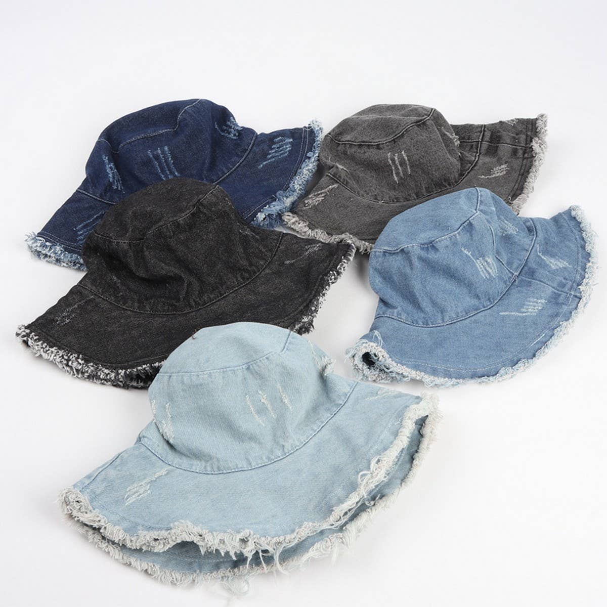 CWAH1505_VINTAGE DENIM BUCKET HAT
