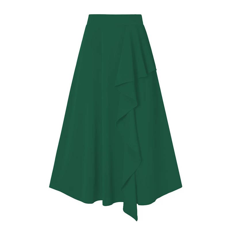 PLUS-SIZE LOOSE IRREGULAR SKIRT