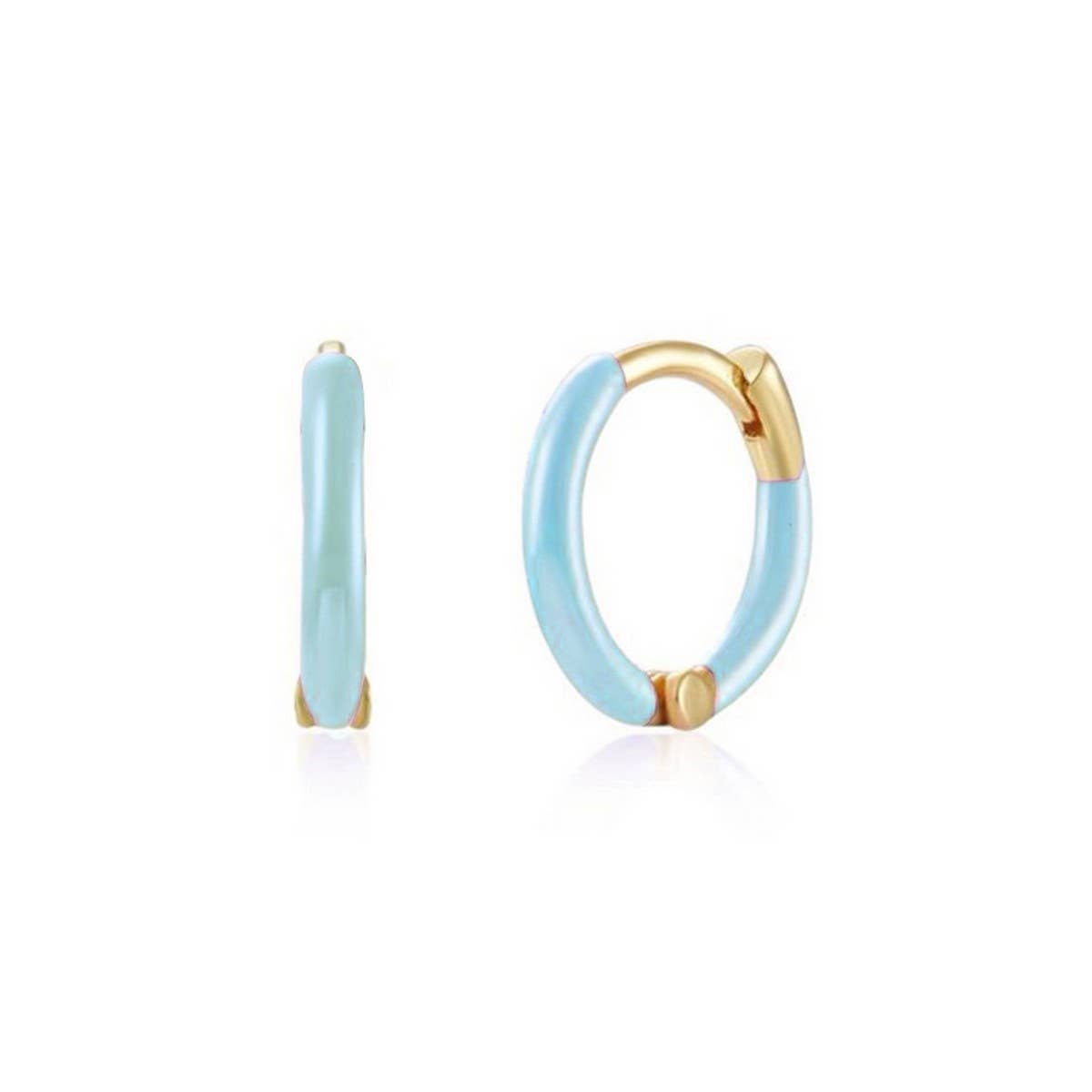 ROUND HANDMADE OIL DROP FASHION EARRINGS