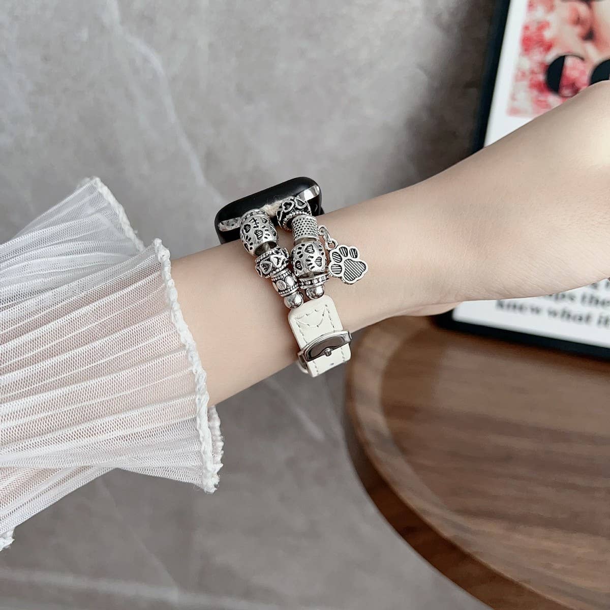 IWATCH9-1 SE TIBETAN SILVER WATCH STRAP
