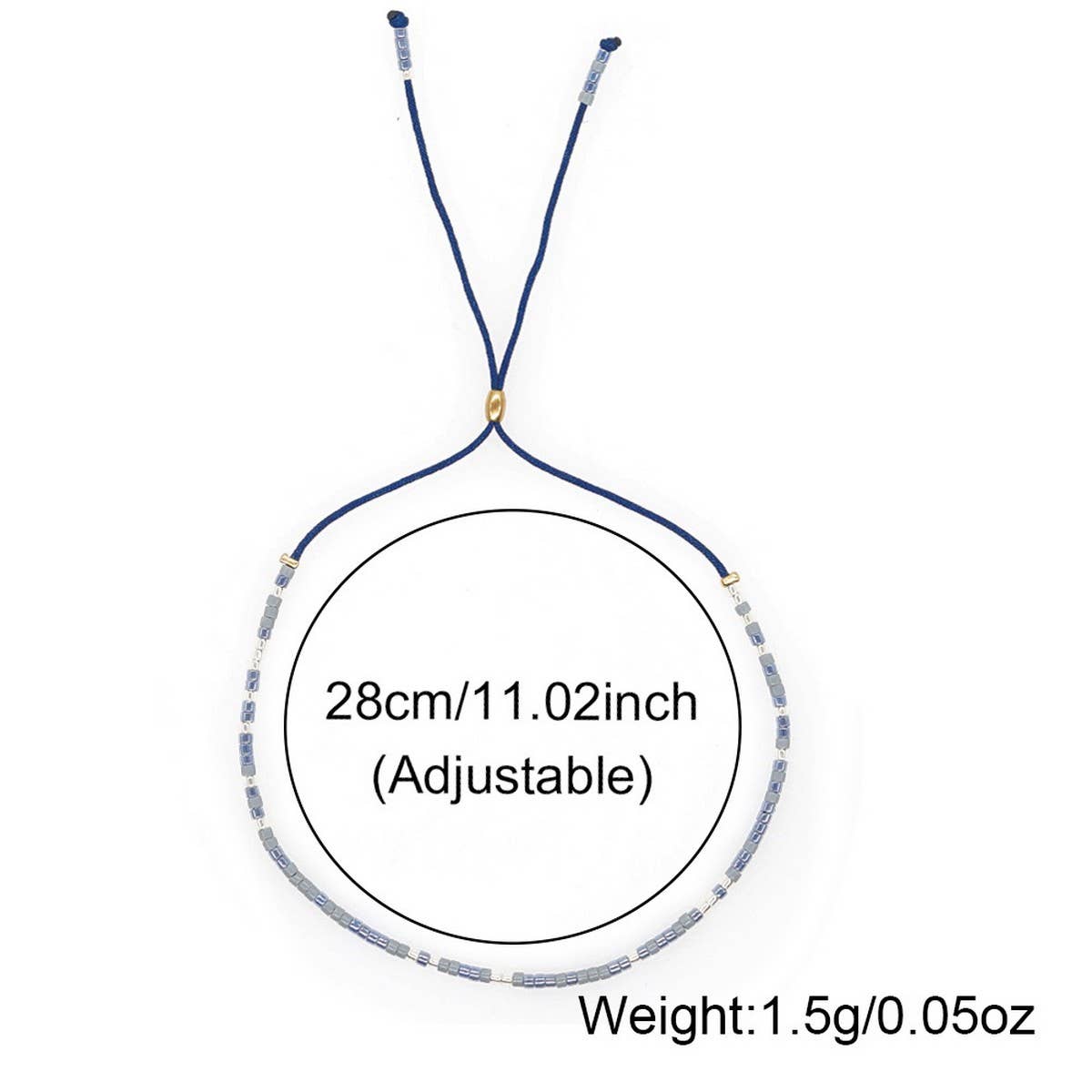 RICE BEADS HAND-WOVEN BRACELET