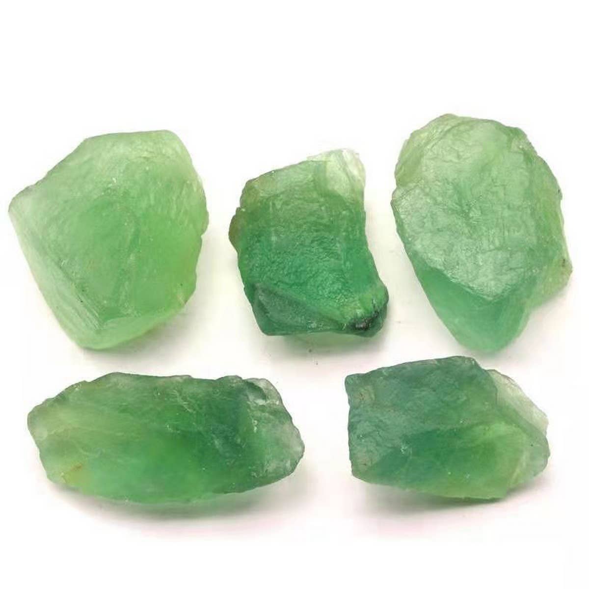 Natural Green Fluorite Diffuser Stones