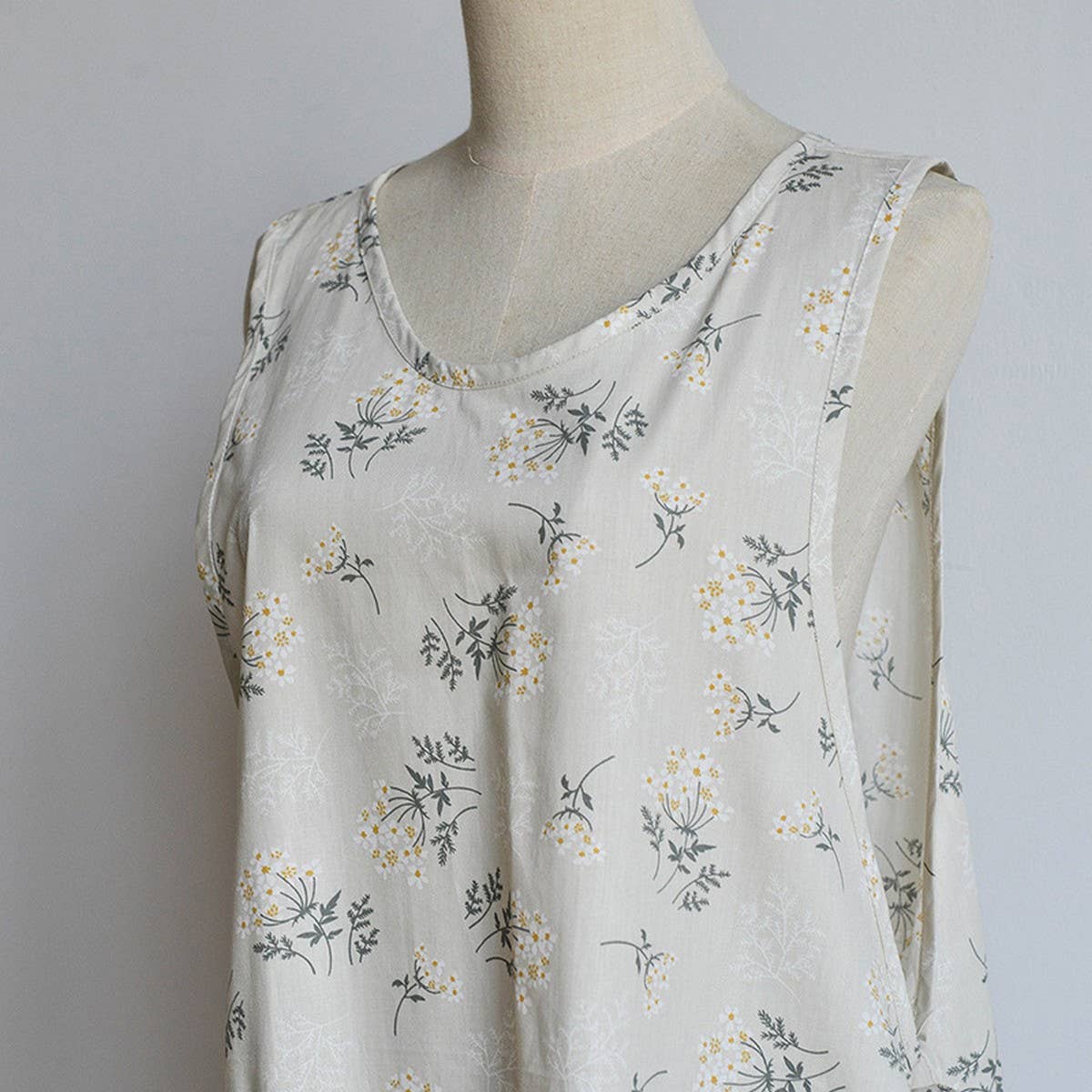 Waistband Cotton linen Aprons with pockets