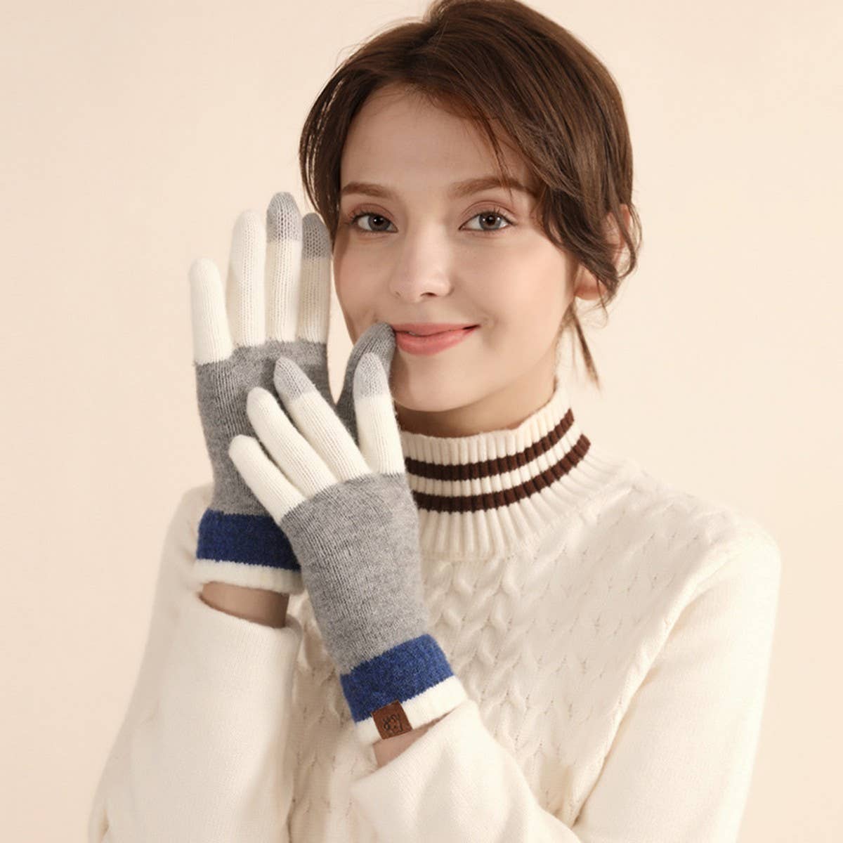 WINTER OUTDOOR COLD PROTECTION TOUCH SCREEN GLOVES_CWAG0398
