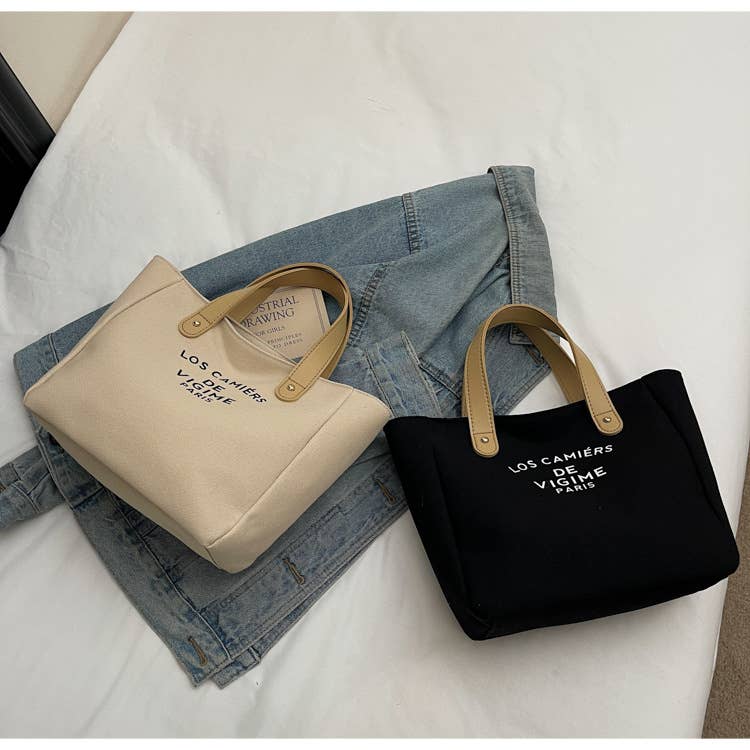 Large-capacity simple and casual bucket bag