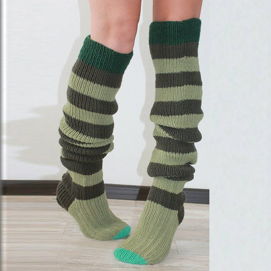 FASHION STRIPED LONG OVER-THE-KNEE SOCKS_CWMS0848