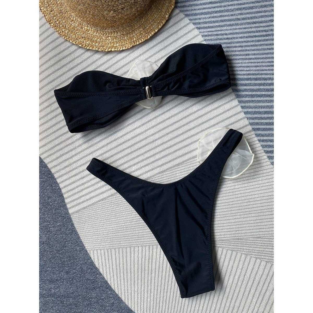 3D FLORAL BIKINI SET - SEXY SWIMSUIT_CWMW0913