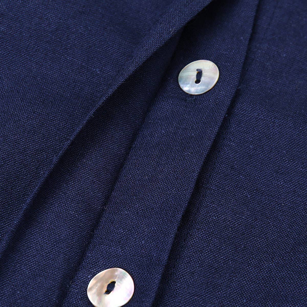 LINEN-COTTON SHORT SLEEVED ONESIE