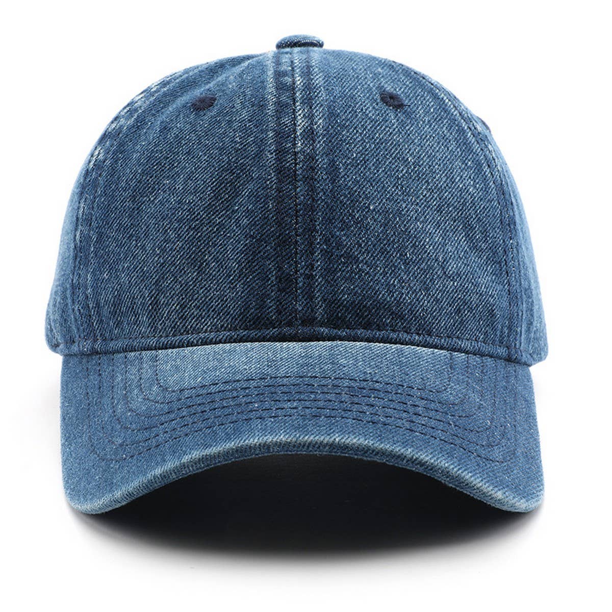 Autumn Winter Washed Denim Baseball Cap, Unisex_CWAH2824