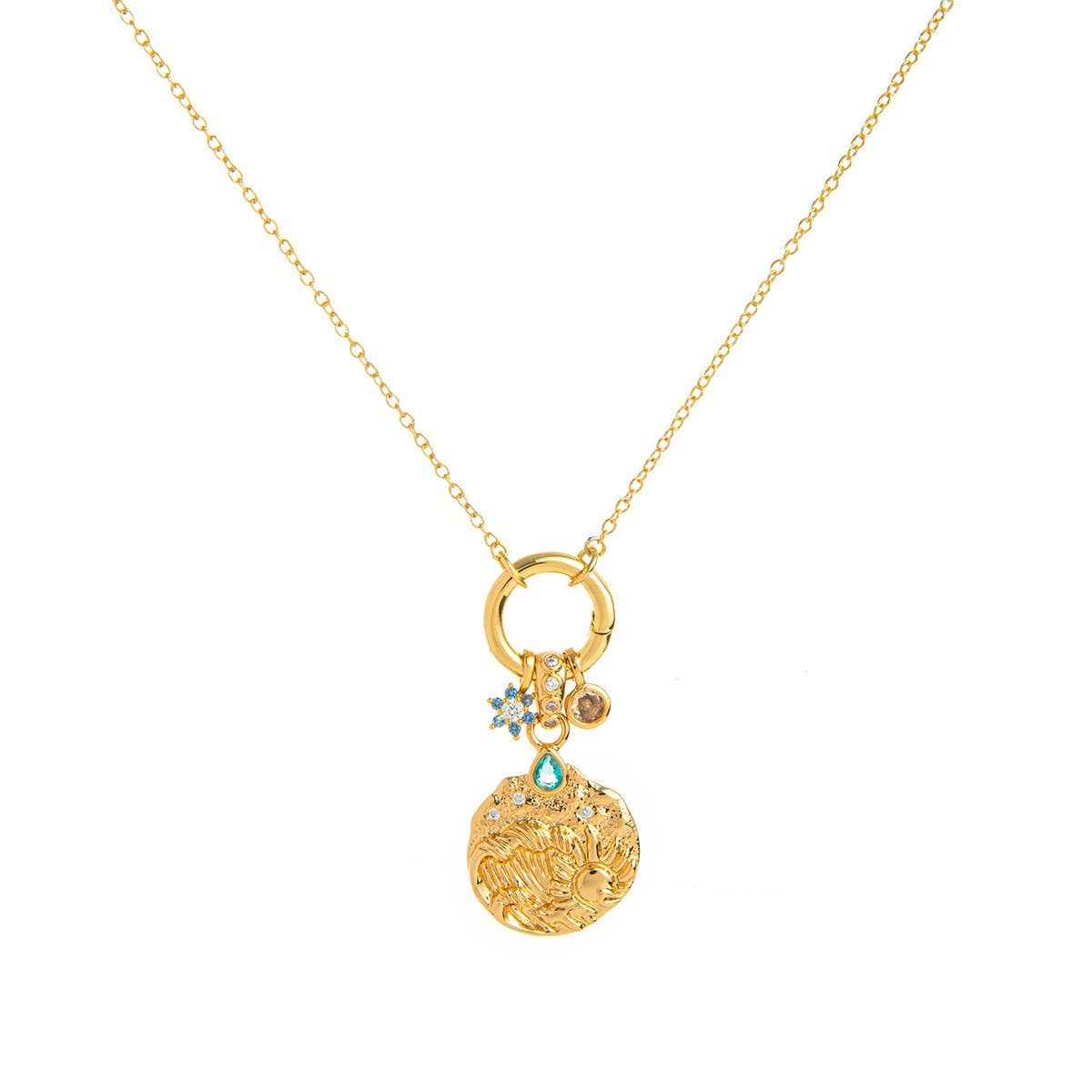 FASHIONABLE NICHE FRESH AND CUTE ZIRCON NECKLACE