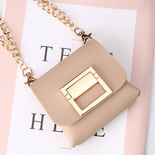 Chain single-shoulder crossbody mini waist bag