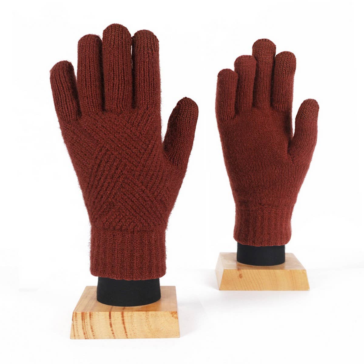 WINTER DOUBLE LAYER TOUCH SCREEN KNITTED GLOVES_CWAG0372