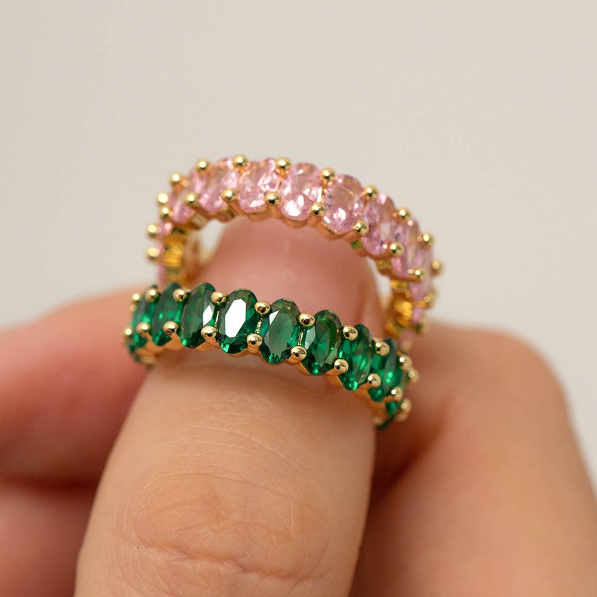 FASHIONABLE, VERSATILE AND COLOR-PROOF OPEN RING
