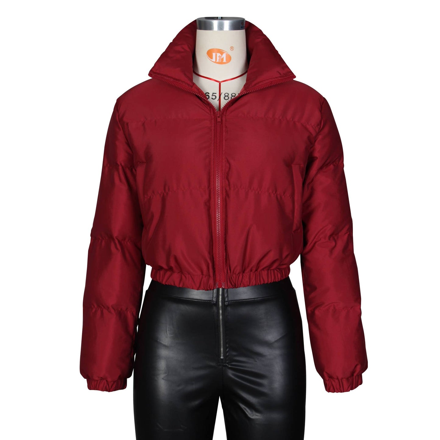 SHORT WOMEN'S SOLID COLOR COTTON JACKET JACKET