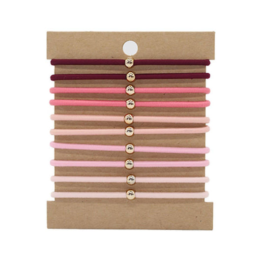 10 CLIP-ON THREADED HAIR SCRUNCHIES_CWAHA2723