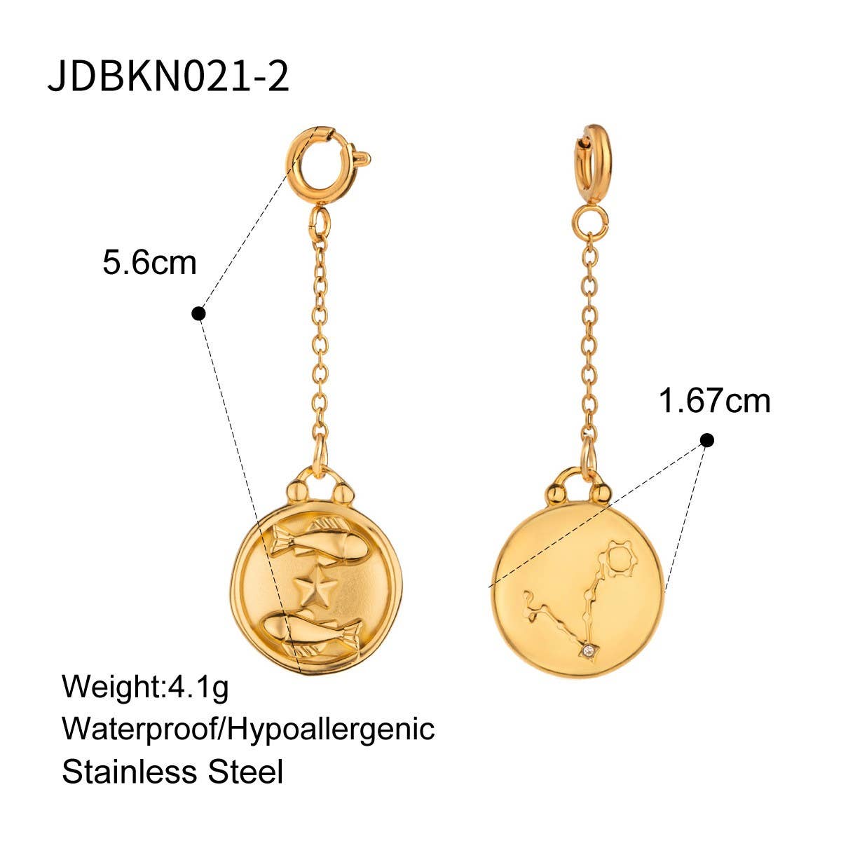 JEWELRY TWELVE CONSTELLATIONS BIKINI DIY PENDANT