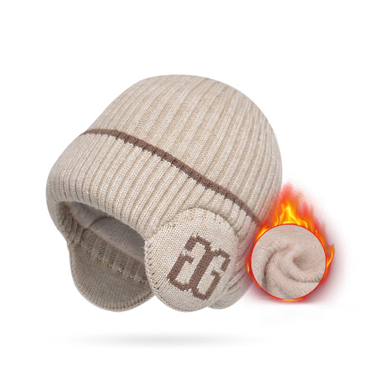 VERSATILE FLEECE COLD-PROOF EARMUFFS CAP HAT