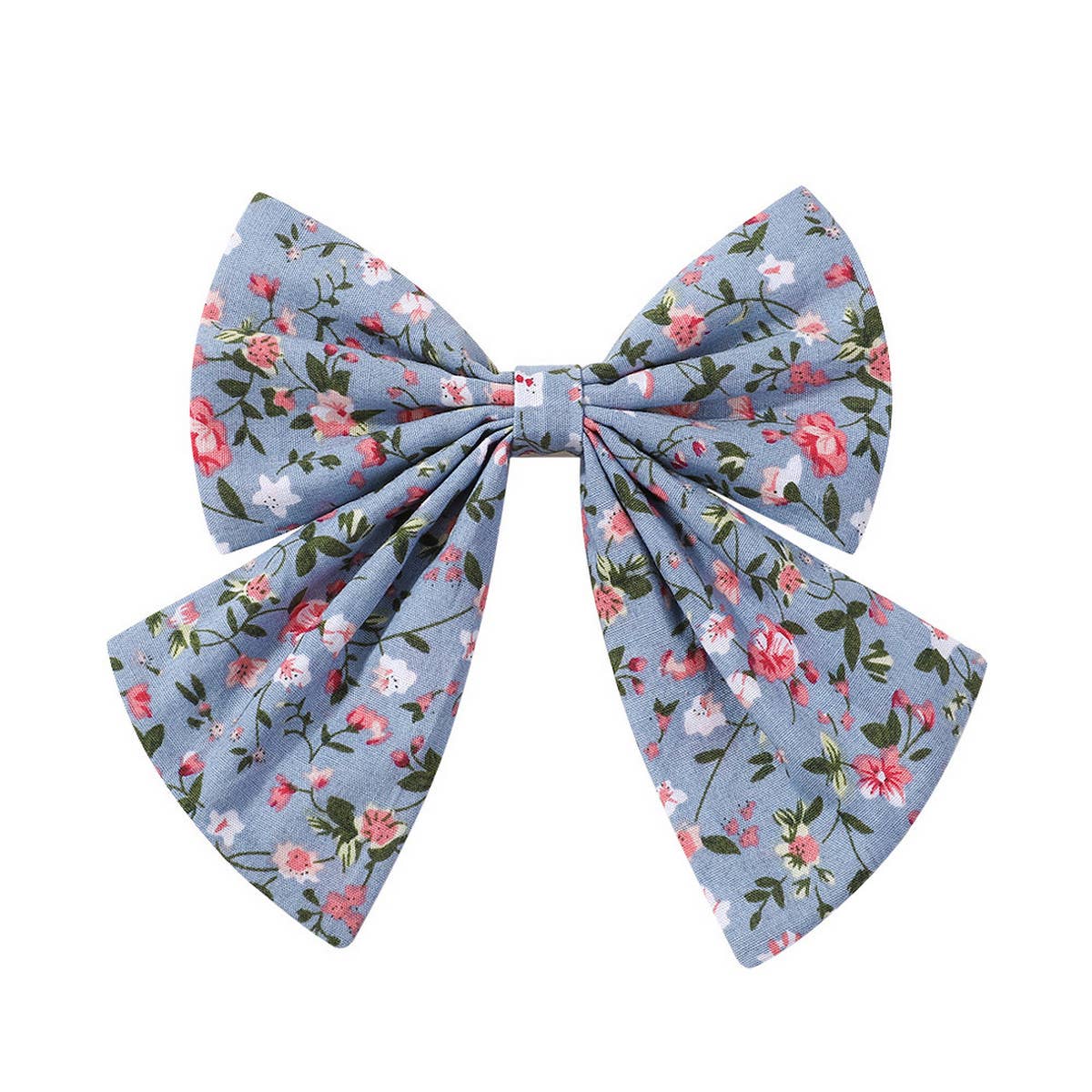 CHILDREN'S SIMPLE FLORAL BOW HAIRPIN