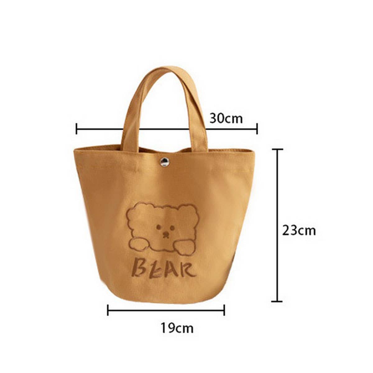 Student Lunch Bag ??Embroidered Canvas_CWAB5601