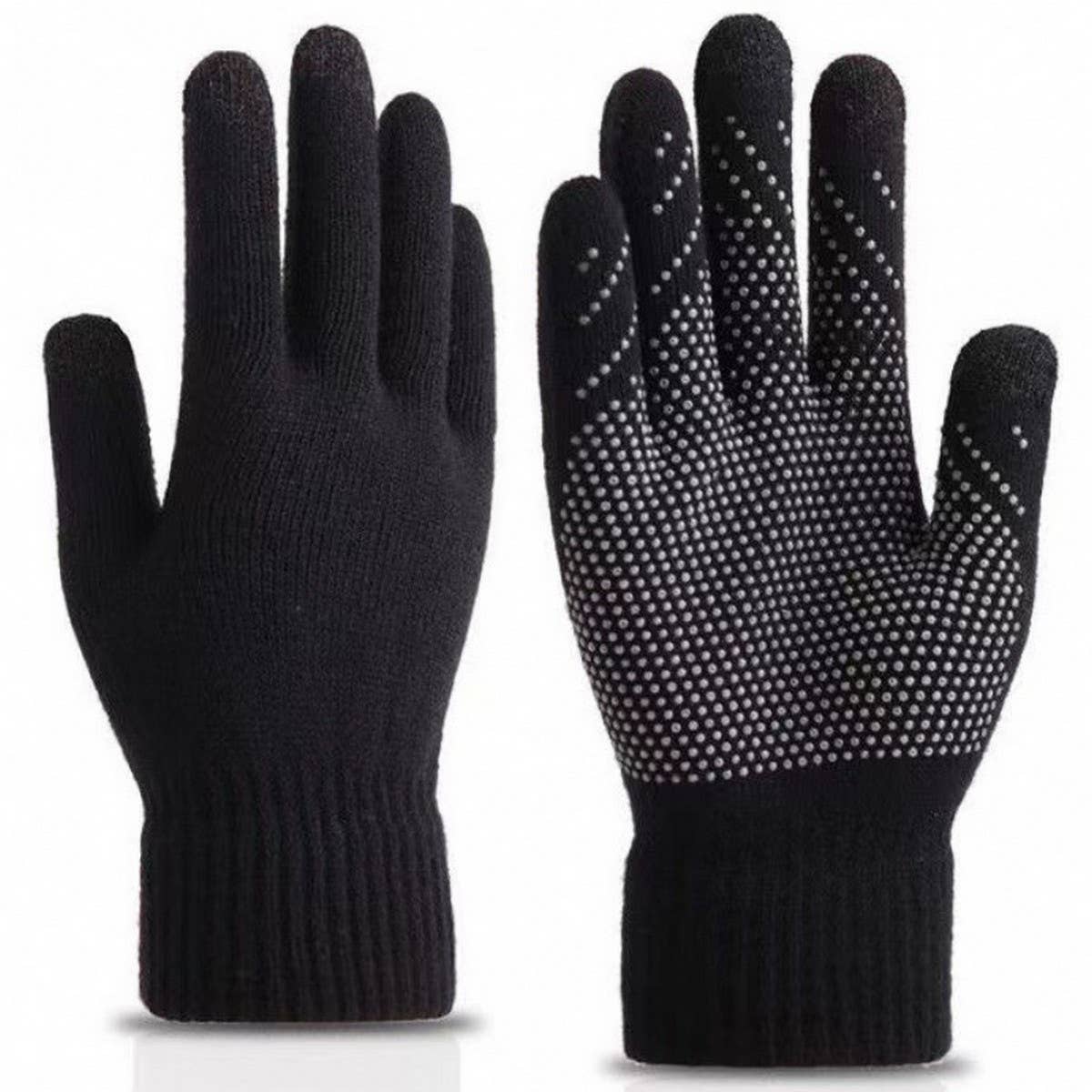 NON-SLIP STUDENT KNITTED WOOL TOUCH SCREEN GLOVES_CWAG0193