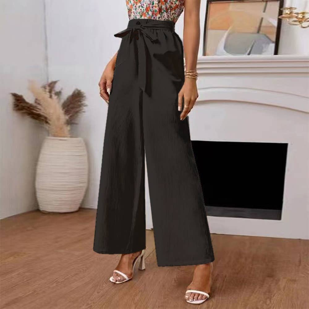 HIGH WAIST CASUAL ALL-IN-ONE STRAIGHT STRAP PANTS