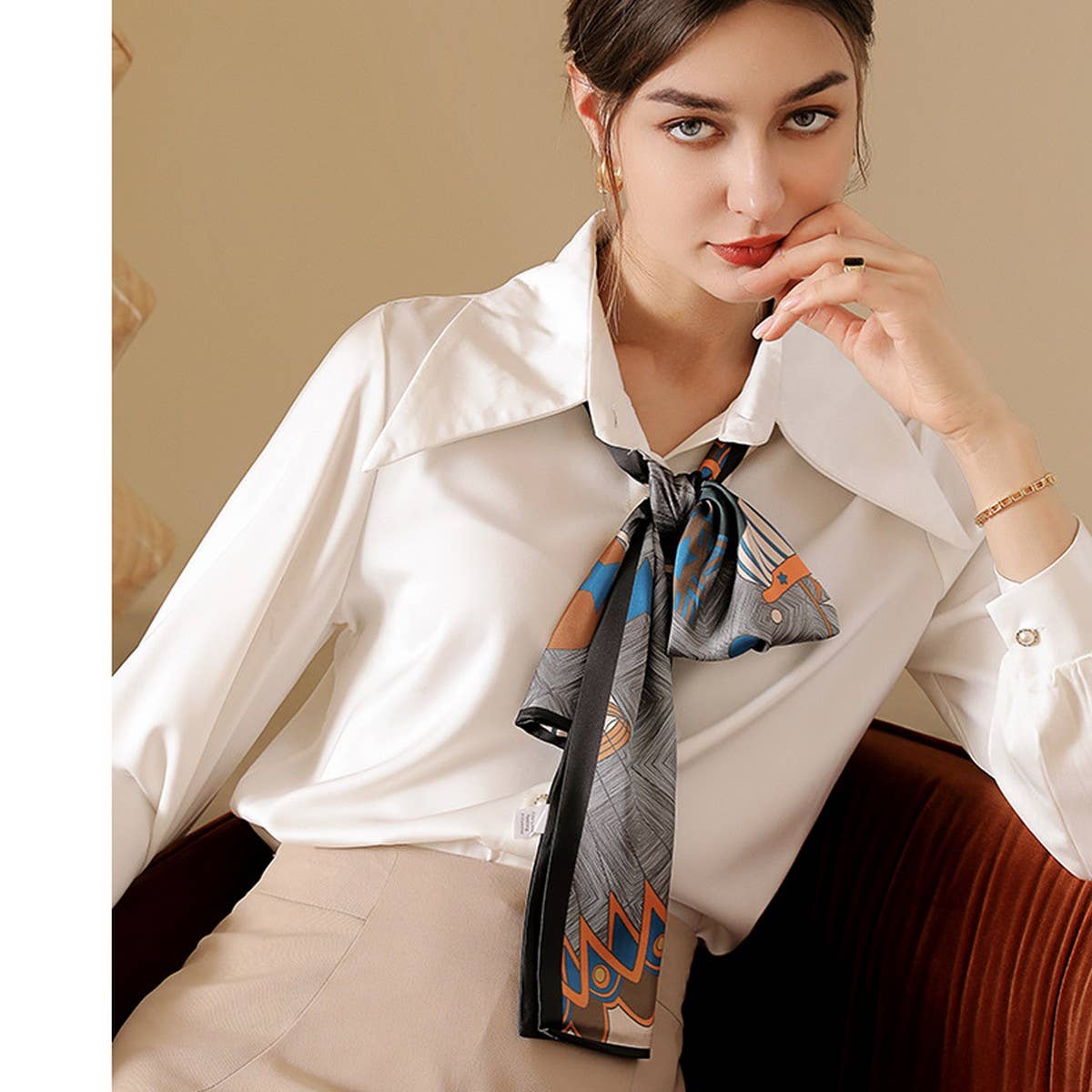 FASHION SATIN SILK SCARF FOR HEAD WRAP NECK SCARVE_CWASC0253