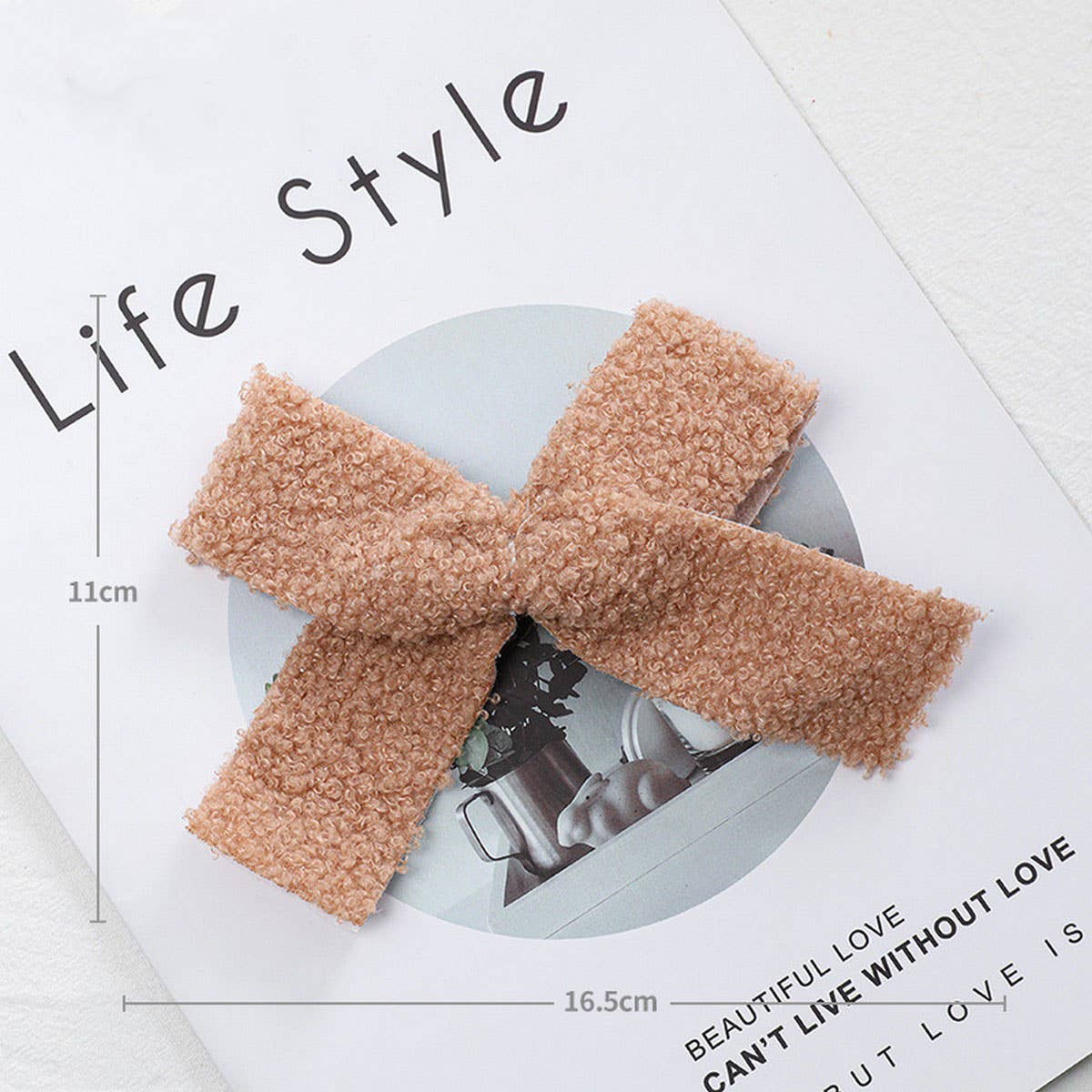 Felt Plush Bow Ribbon Christmas Tree Hanging Decor