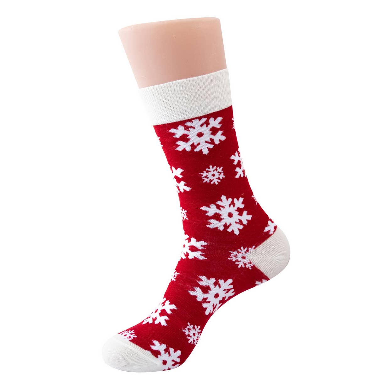 CHRISTMAS SNOWFLAKE GREEN CHRISTMAS SOCKS