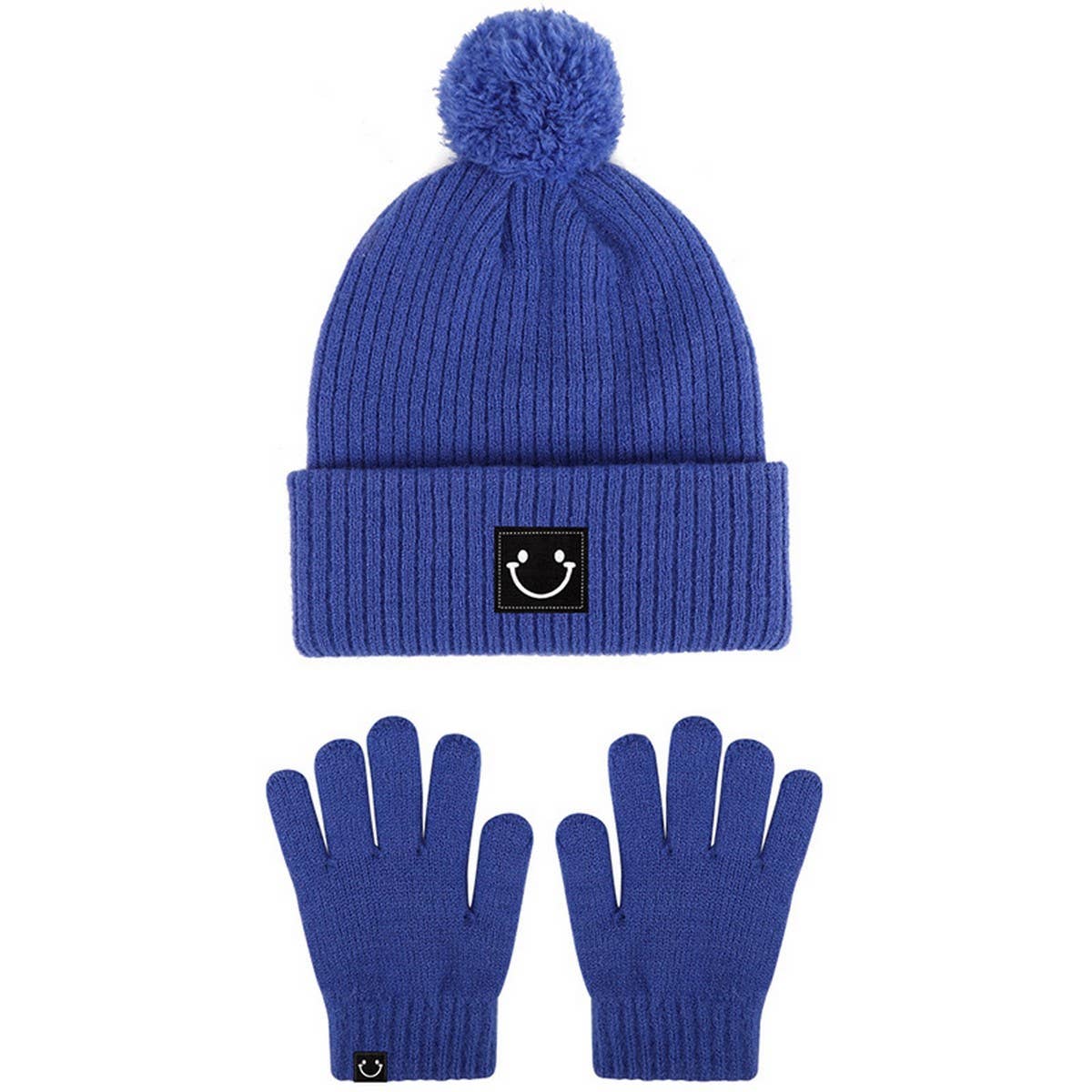 WINTER CHILDREN'S HAT AND GLOVES TWO-PIECE SET