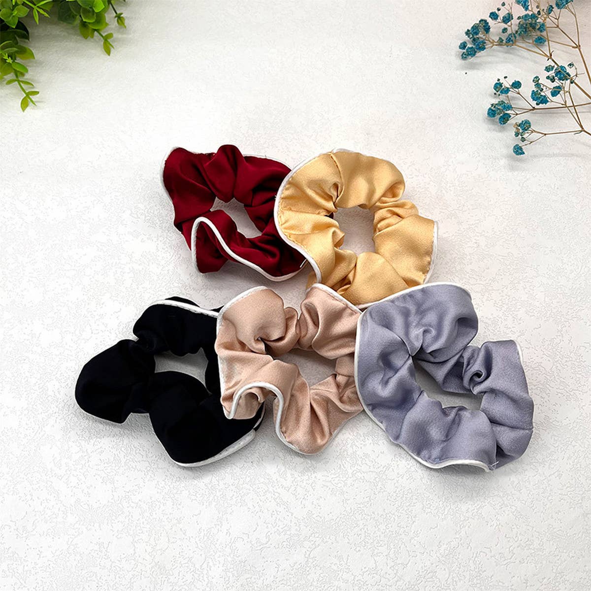 NEW SOLID COLOR LACE HAIR ROPE_CWAHA2543