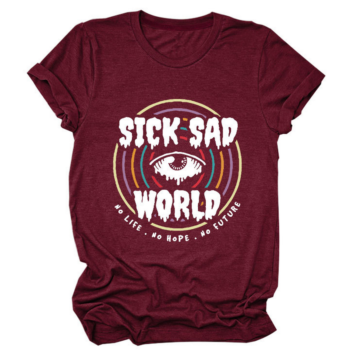 Simple Crew Neck Tee ??Comfortable Fit_CWTTS1532