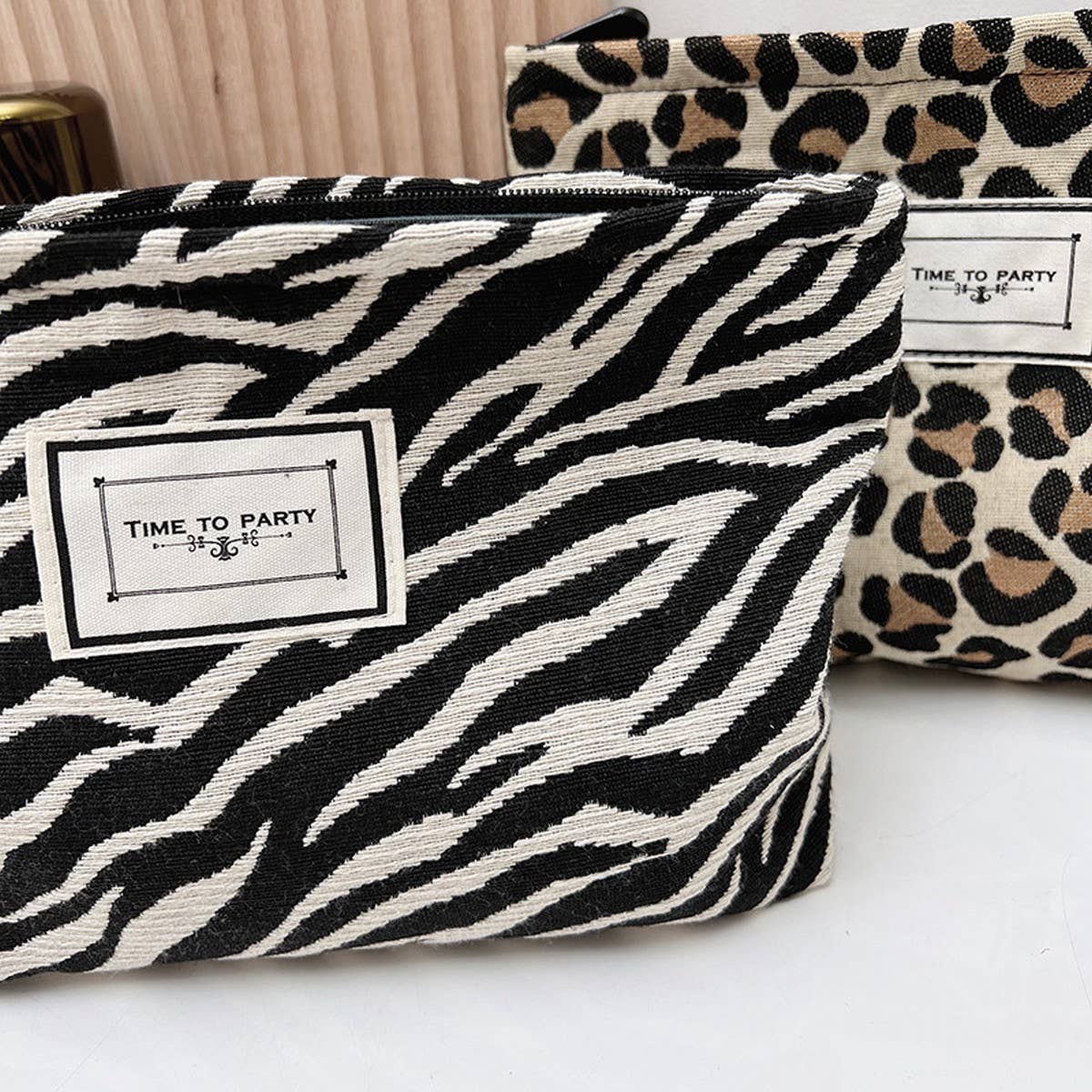 LEOPARD LARGE CAPACITY MAKEUP BAG STORAGE BAG_CWAB1227