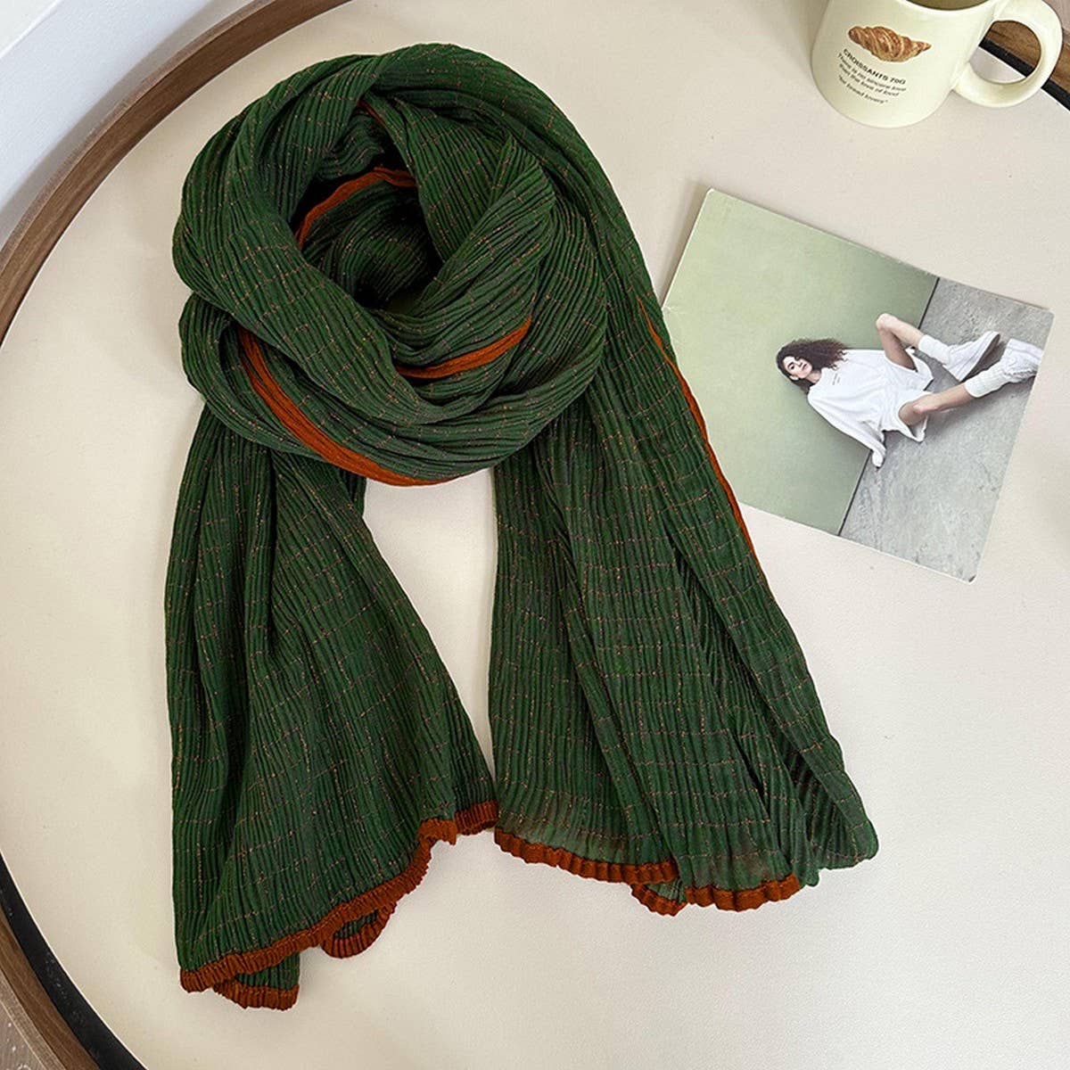 CASUAL THICK WARM PLAID SCARF_CWASC1414