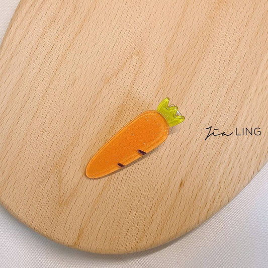 CHILDREN'S WATERMELON CARROT HAIR CLIP