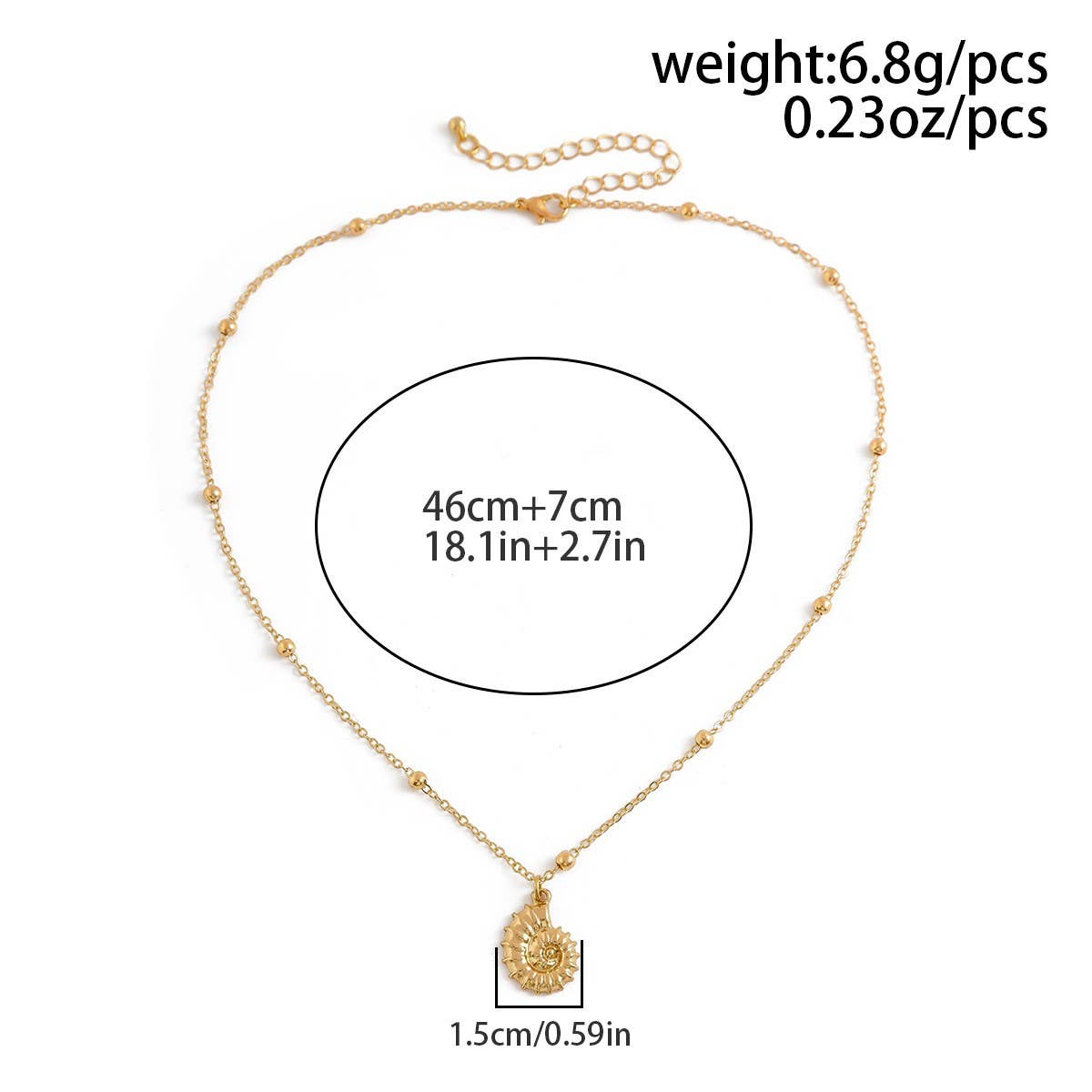 SWEET AND COOL DARK PASTORAL STARFISH NECKLACE