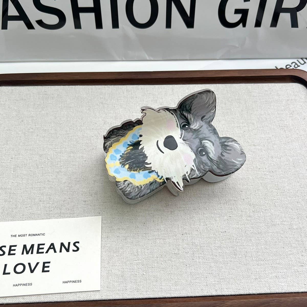 Garfield Dog Acrylic Claw Clip for Girls